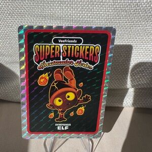 2026 VeeFriends Super Stickers Spectacular Series - Entrepreneur Elf lava